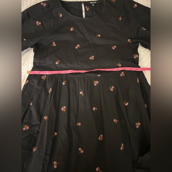 Madewell Short-Sleeve Cattail Tiered Dress in Amie Floral XS - Picture 4 of 6